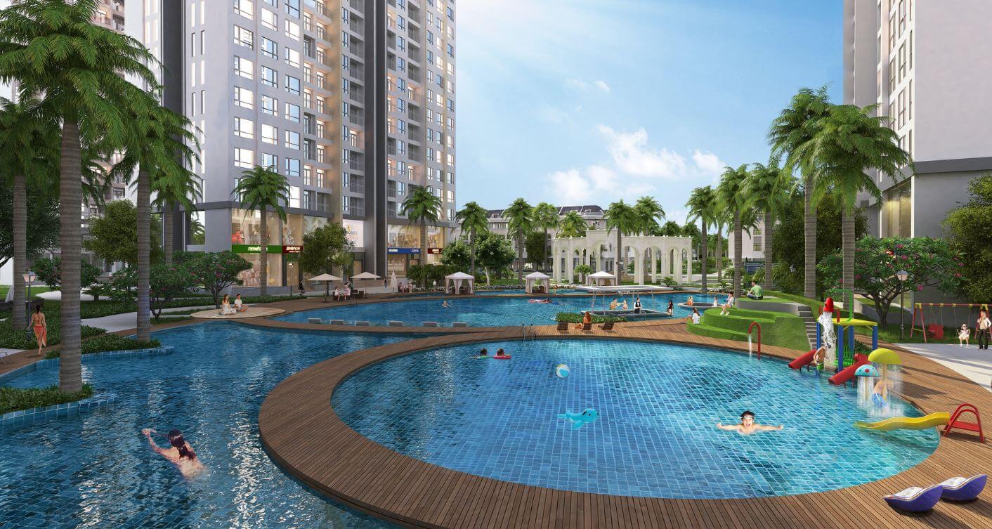 Bể bơi Vinhomes Gardenia Hàm Nghi – Chi tiết giá vé và lớp học bơi